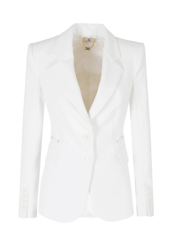 GIACCA IN TESSUTO CREPE STRETCH DOPPIO STRATO 