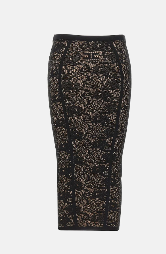 TRICOT JACQUARD SKIRT 