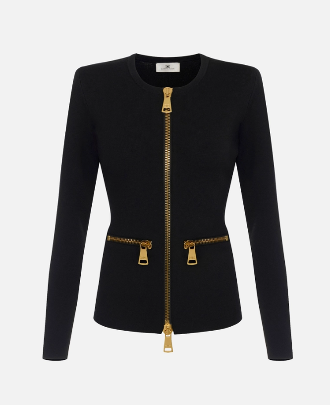 CARDIGAN WITH ZIP 