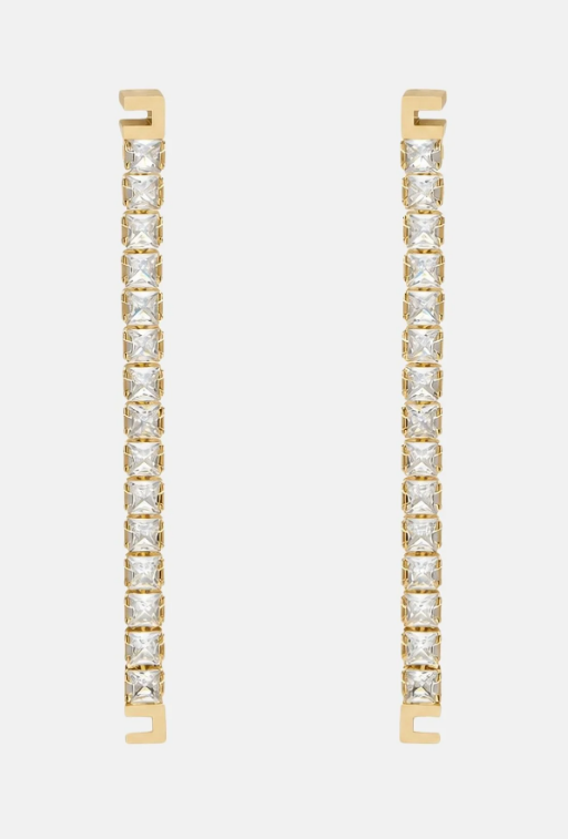 ORECCHINI CON STRASS 