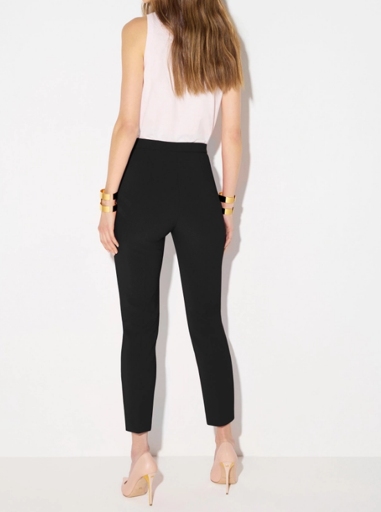 PANTALONI IN DOPPIO CREPE STRETCH 
