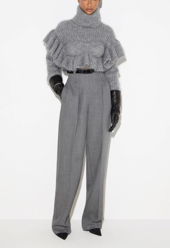 WOOL TROUSERS 