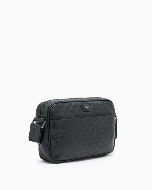 EMBOSSED LEATHER EAGLE BAG 