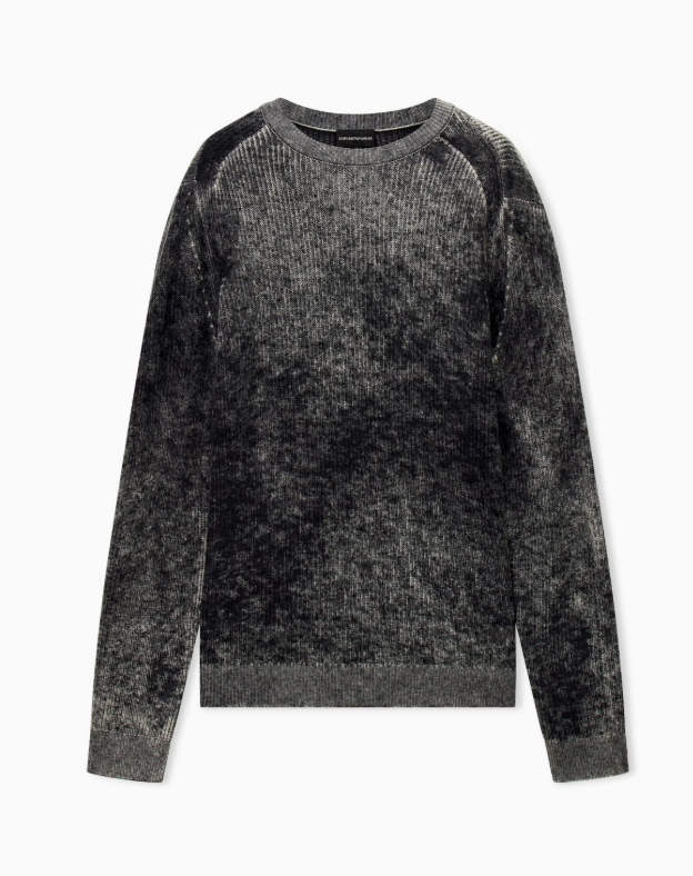 MAGLIONE IN LANA VERGINE A COSTE 