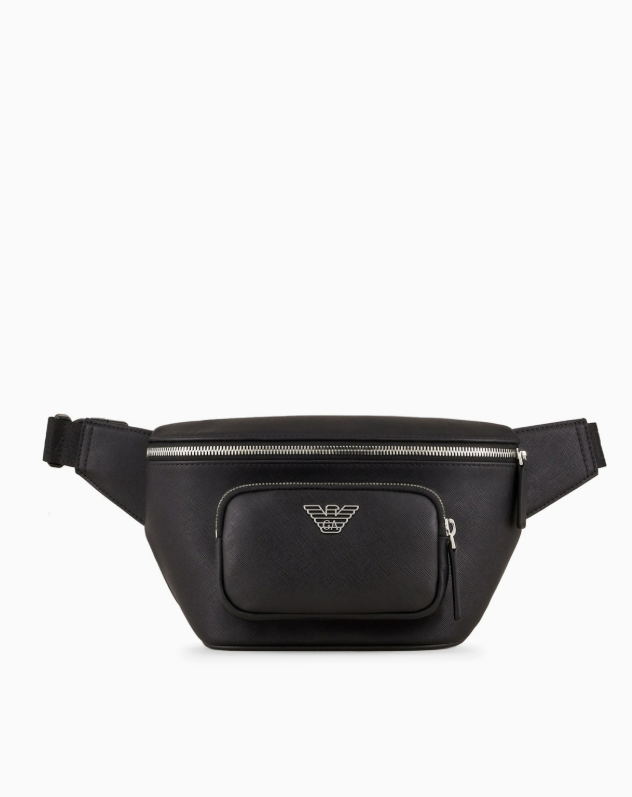 MARSUPIO CON PLACCHETTA E ZIP 