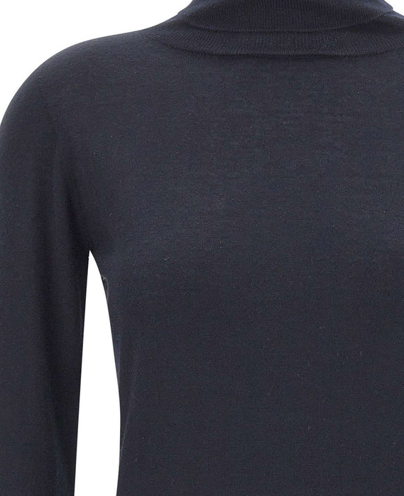 CASHMERE AND SILK TURTLENECK<BR/> 