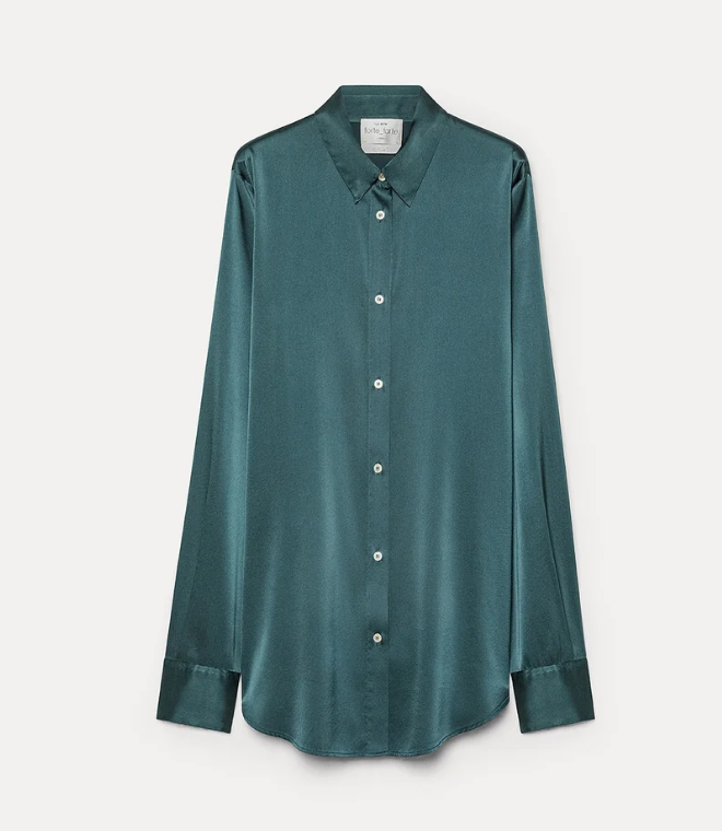 SILK SATIN SHIRT 