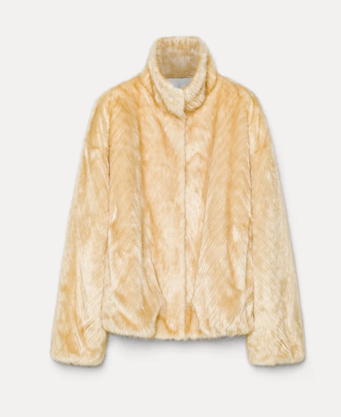 FAUX FUR BOMBER 