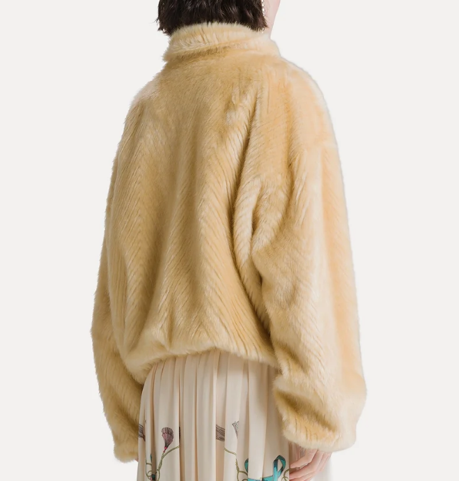 FAUX FUR BOMBER 