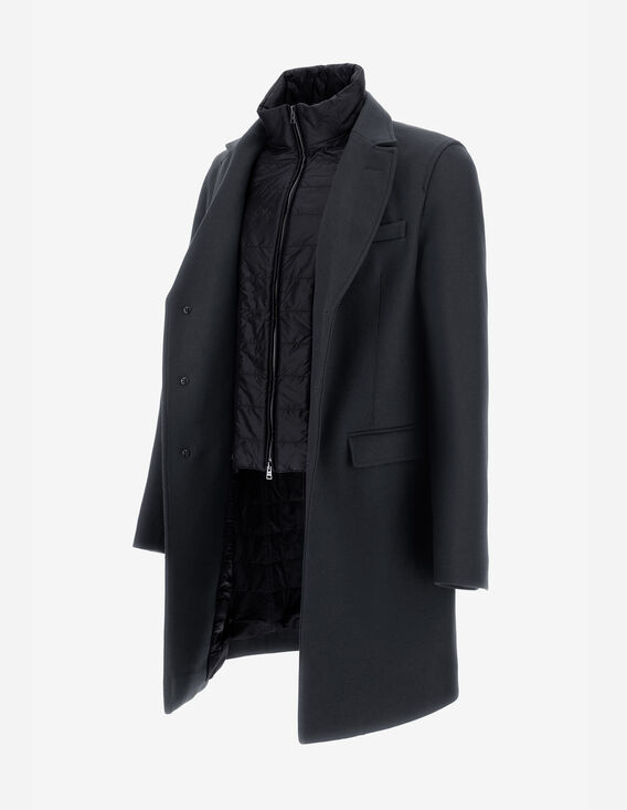ECOWOLL AND NYLON ULTRALIGHT COAT 
