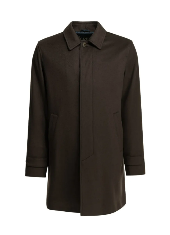 CAPPOTTO MONOPETTO IN CASHMERE 