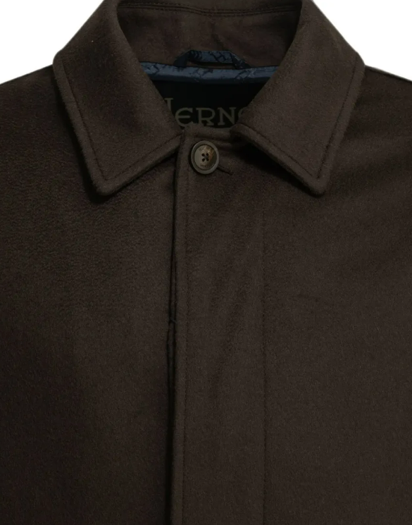 CAPPOTTO MONOPETTO IN CASHMERE 