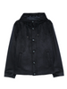 HOODED BUTTON-FASTENING JACKET