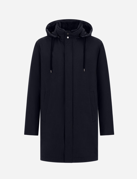 RESORT PARKA IN MELANGE 