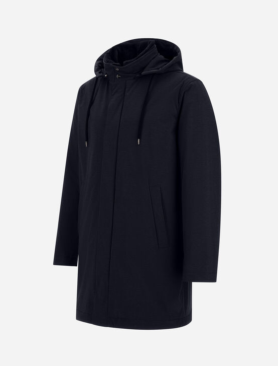 RESORT PARKA IN MELANGE 