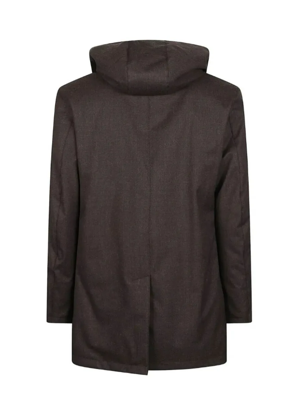 WOVEN HALF COAT 