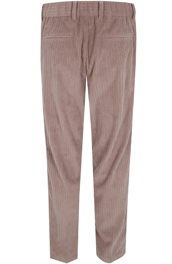 PLEATED CORDUROY TROUSERS 