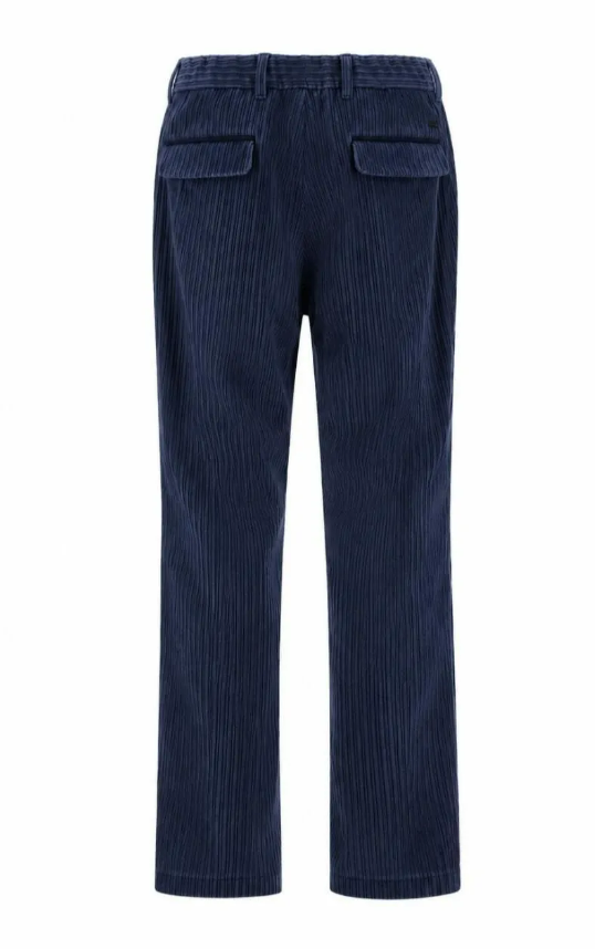 PLEATED CORDUROY TROUSERS 