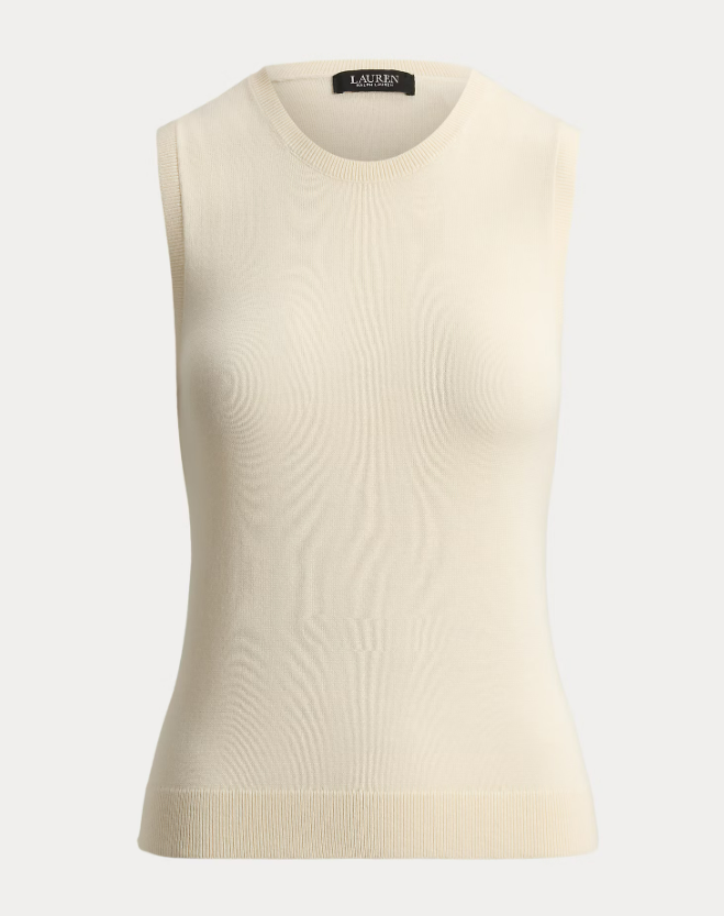 SLEEVELESS CREW NECK 
