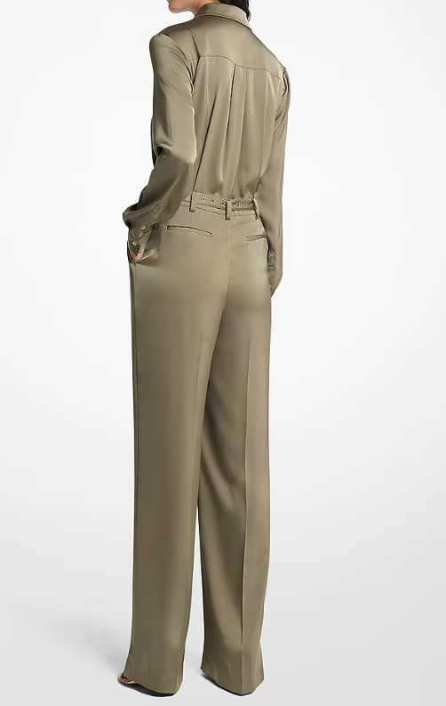 SATIN LS JUMPSUIT 