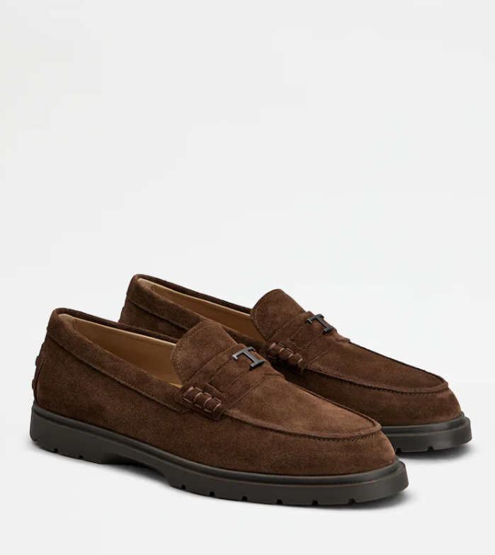 SUEDE LOAFERS 