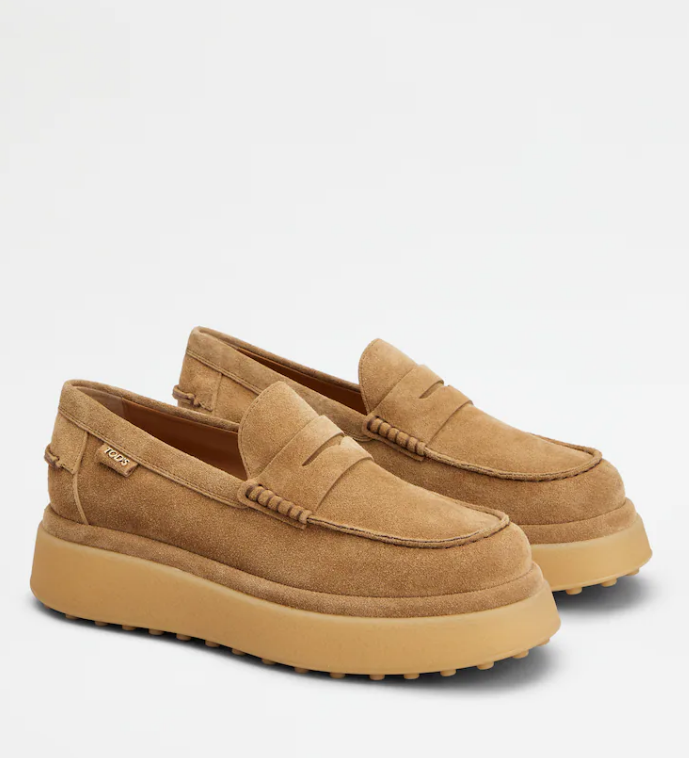 SUEDE LOAFERS 