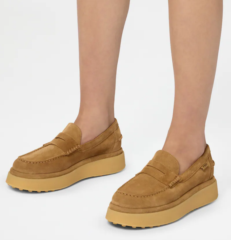 SUEDE LOAFERS 