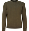 GARMENT DYED KNITTED CREWNECK