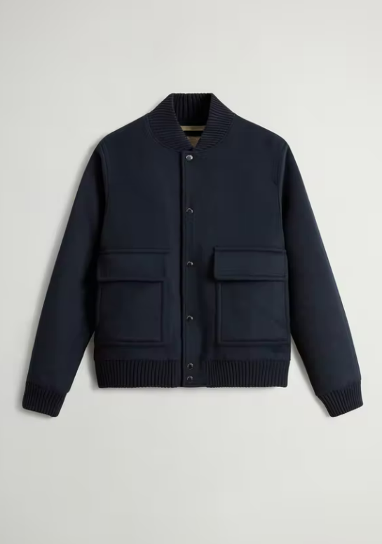 DOUBLE WOOL BOMBER 