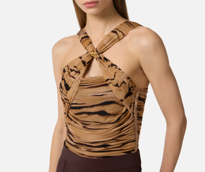 BODYSUIT WITH TIGER PRINT 