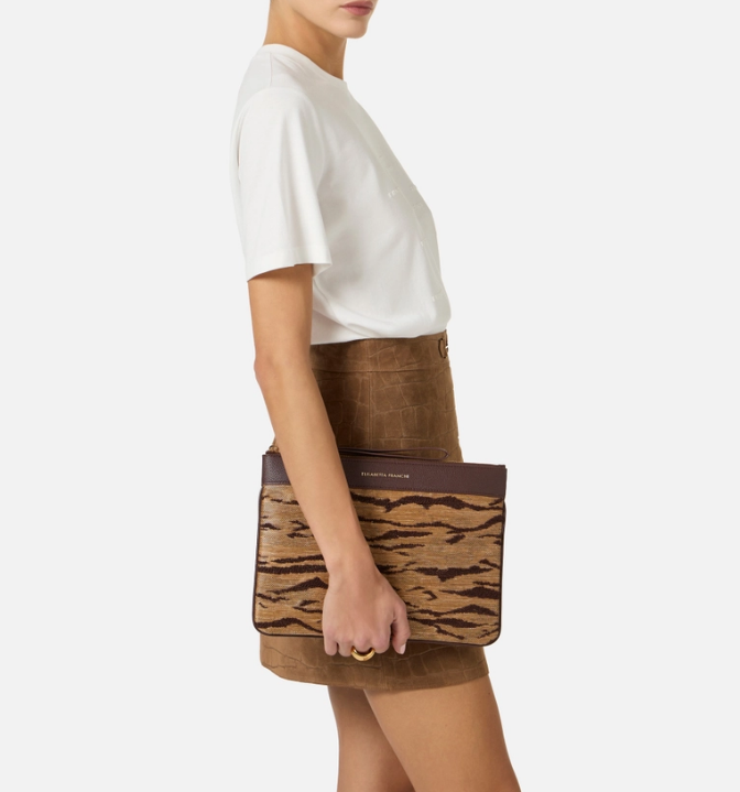 TIGER PRINT BAG ENVELOPE 