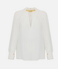 GEORGETTE BLOUSE WITH JEWEL DETAIL