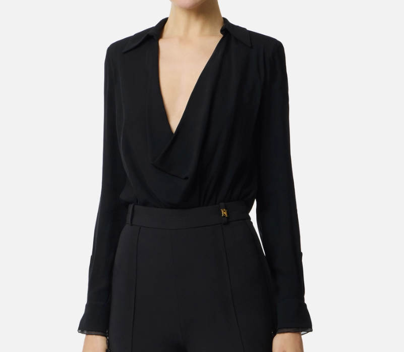 VISCOSE GEORGETTE BODYSUIT 