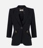 DOUBLE LAYER STRETCH CREPE JACKET