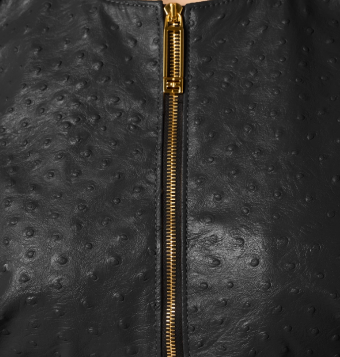 OSTRICH PRINT JACKET 