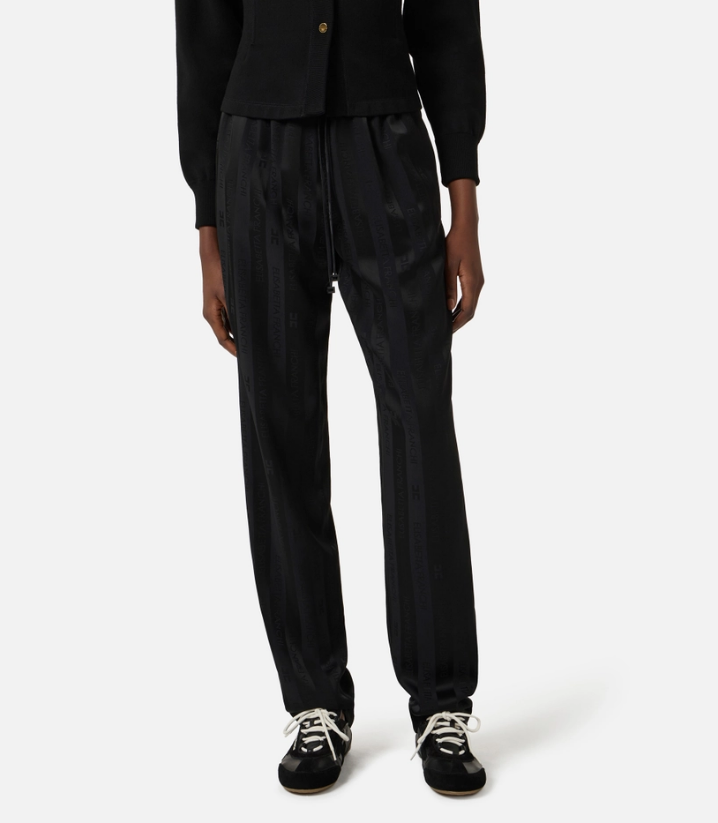 JACQUARD STRIPED TROUSERS 
