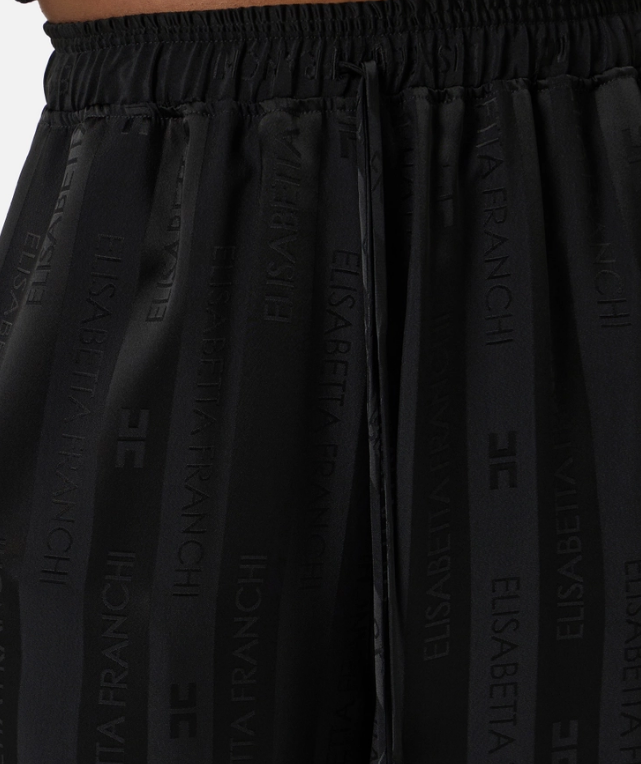 JACQUARD STRIPED TROUSERS 