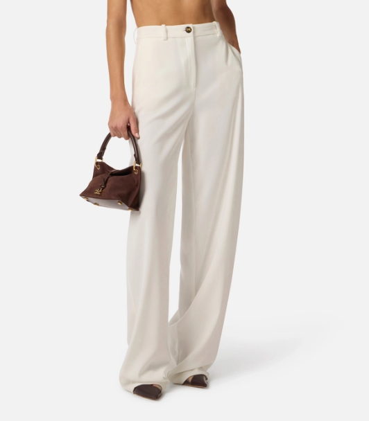 LIGHTWEIGHT CREPE TROUSERS 