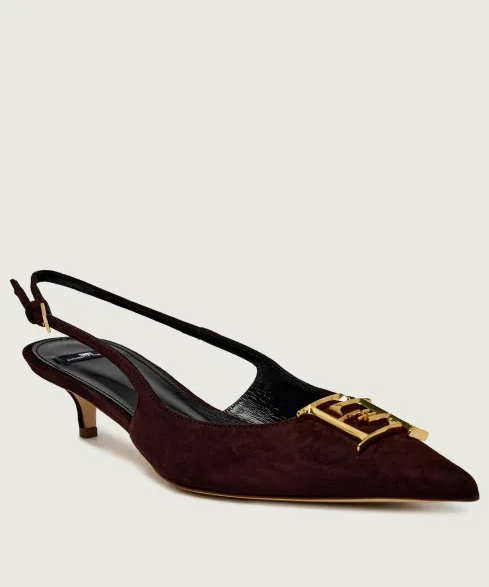 SUEDE SLINGBACK 
