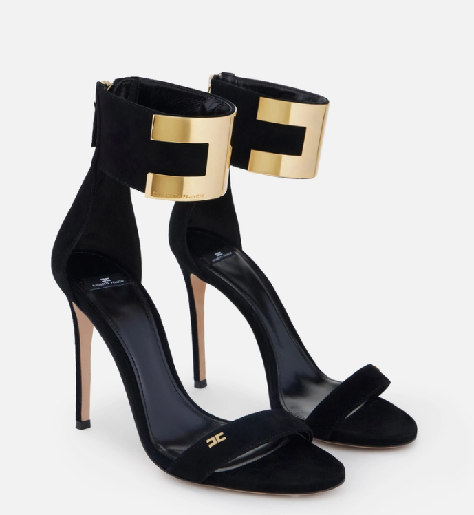 SUEDE SANDALS<BR/> 