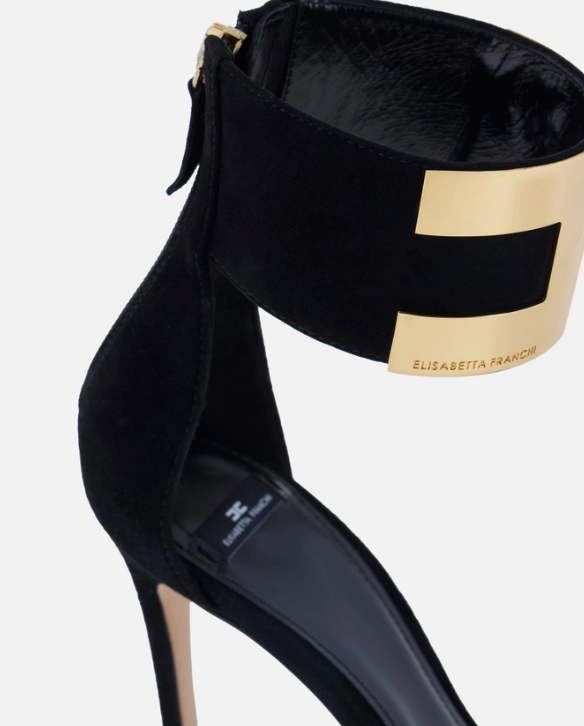 SUEDE SANDALS<BR/> 
