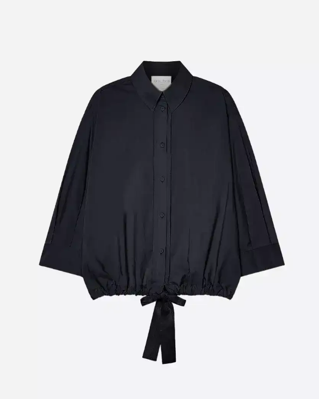 HALF-SLEEVE POPLIN SHIRT 