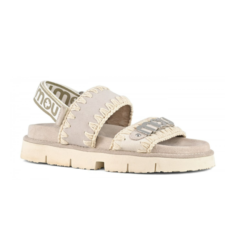 BIO SANDAL SUEDE&CANVAS 