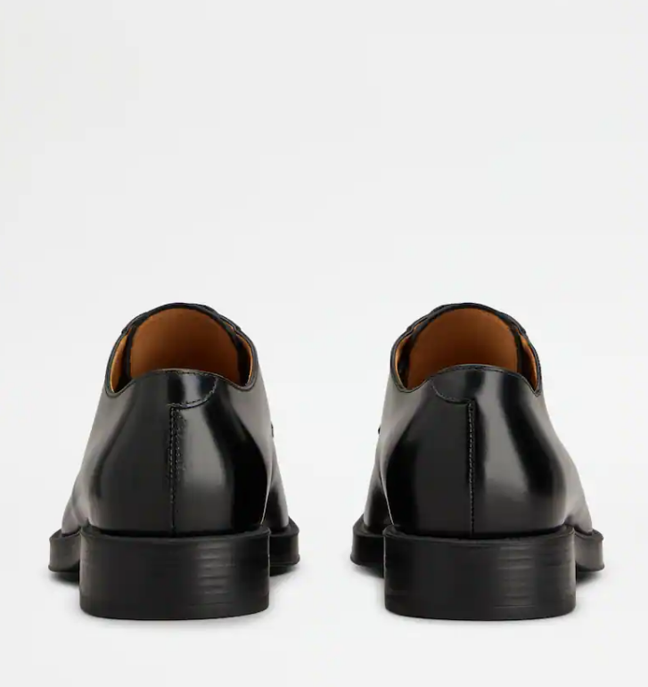 LEATHER LACE-UP 