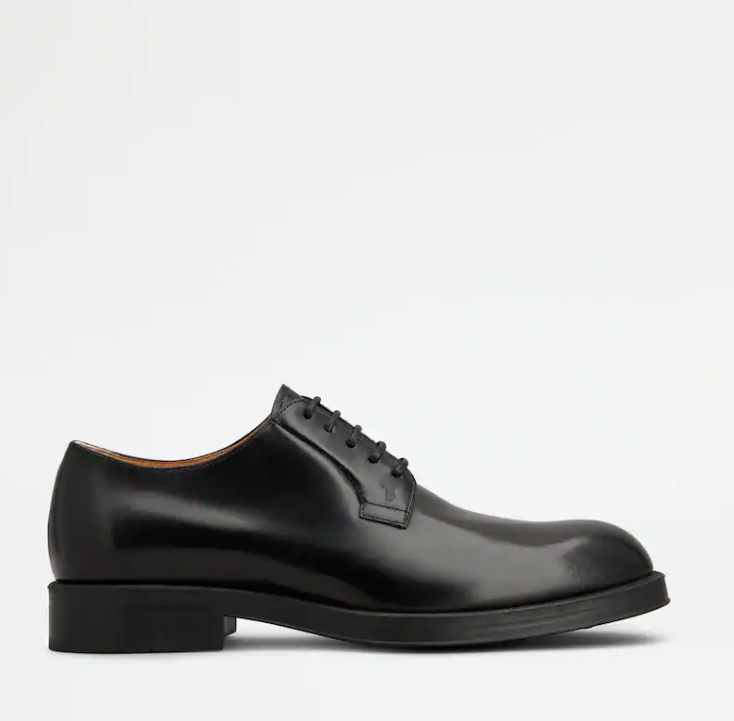 LEATHER LACE-UP 