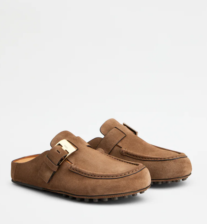 SUEDE MULE 