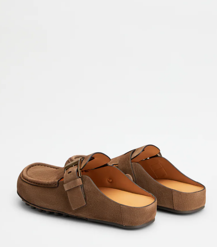 SUEDE MULE 