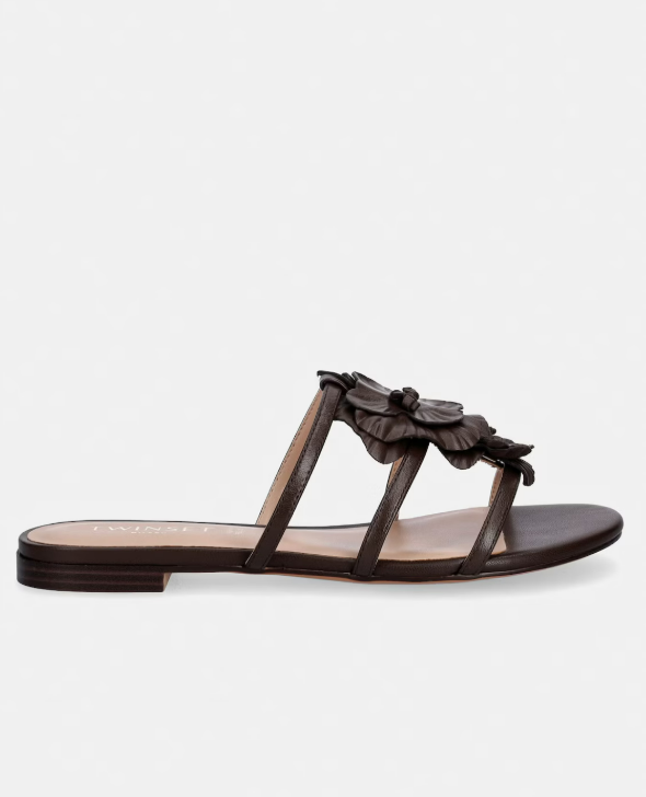 LEATHER FLAT 
