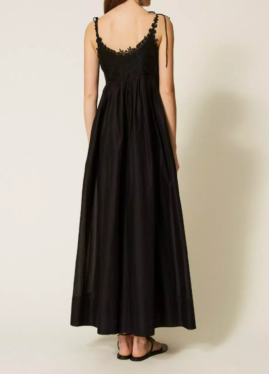 MUSLIN LONG DRESS 