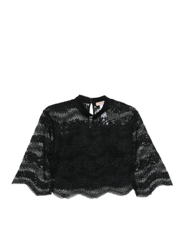 MACRAME' LACE BLOUSE 